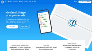 
                            12. 1Password: Password Manager for Families, Businesses, Teams