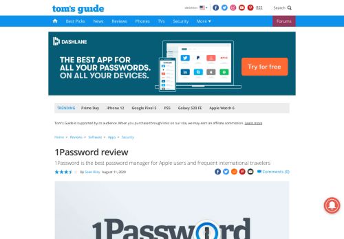 
                            13. 1Password Review: A Password Manager for the Apple Faithful