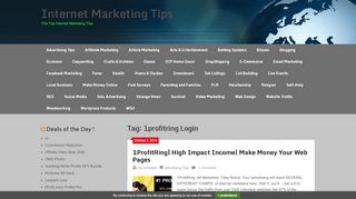 
                            2. 1profitring Login – Internet Marketing Tips