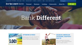 
                            10. 1st Security Bank: Homepage
