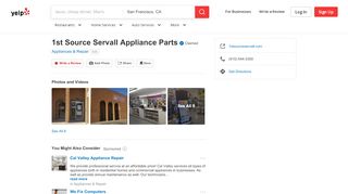 
                            6. 1st Source Servall Appliance Parts - Request a Quote - Appliances ...