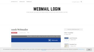 
                            4. 1und1 Webmailer | Webmail Login