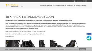 
                            11. 1x X-PACK-T STANDBAG CYCLON | The Challenge