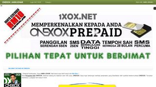 
                            5. 1XOX.NET | ONEXOX | PREPAID JIMAT | INCOME PASIF