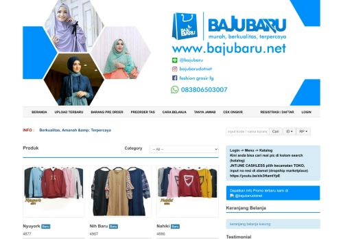 
                            6. 2 - Belanja Online, Murah Berkualitas dan Terpercaya | Bajubaru.net