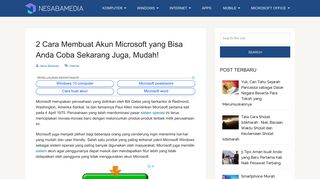 
                            11. 2 Cara Membuat Akun Microsoft dengan Sangat Mudah! - Nesabamedia