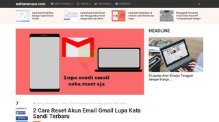 
                            12. 2 Cara Reset Akun Email Gmail Lupa Kata Sandi Terbaru