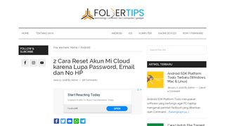 
                            13. 2 Cara Reset Akun Mi Cloud karena Lupa Password, Email atau No ...