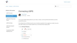 
                            12. 2. Connecting USPS – Veeqo