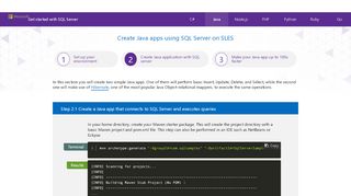 
                            11. 2 Create Java application with SQL server - AzureWebSites.net