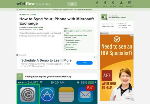 
                            11. 2 Easy Ways to Sync Your iPhone with Microsoft Exchange - wikiHow