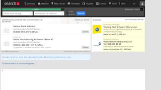 
                            13. 2 entries for baloise bank soba ag in amthausplatz 4 solothurn ...