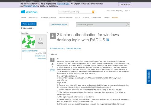 
                            2. 2 factor authentication for windows desktop login with RADIUS ...