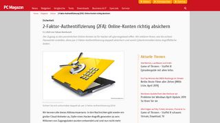 
                            9. 2-Faktor-Authentifizierung (2FA): Online-Konten richtig absichern - PC ...