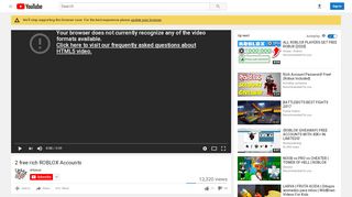 
                            9. 2 free rich ROBLOX Accounts - YouTube