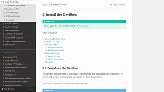 
                            2. 2. Install the Devilbox — Devilbox 1.0 documentation