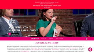 
                            12. 2 Minuten 2 Millionen - Staffel 3 - puls4.com