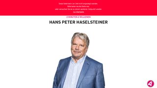 
                            12. 2 Minuten 2 Millionen - Staffel 5 - Hans Peter Haselsteiner - puls4.com