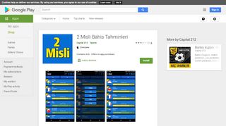 
                            10. 2 Misli Bahis Tahminleri – Apps no Google Play