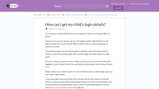 
                            5. 2 Simple and Purple Mash Help - How can I get my child's login ...
