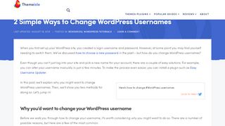 
                            1. 2 Simple Ways to Change WordPress Usernames - Step by Step