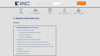 
                            7. 2. Sistema Informativo ALI - Associazione Lavoratori IntesaSanpaolo