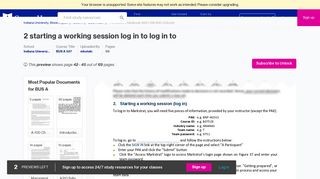 
                            12. 2 Starting a working session log in To log in to Markstrat you will ...