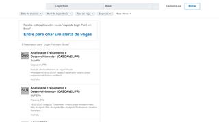 
                            4. 2 vagas de Login Point | LinkedIn