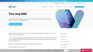 
                            10. 2 Way SMS Gateway for Instant Dialogue | MessageMedia