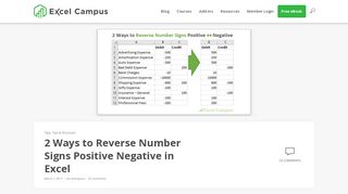 
                            2. 2 Ways to Reverse Number Signs Positive Negative in Excel - Excel ...