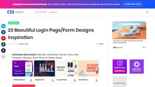 
                            5. 20 Beautiful Login Page/Form Designs Inspiration - CSS ...