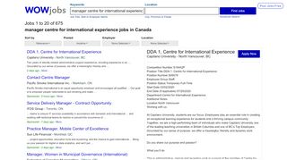
                            11. 20 Best manager centre for international experience Jobs in Anjou ...