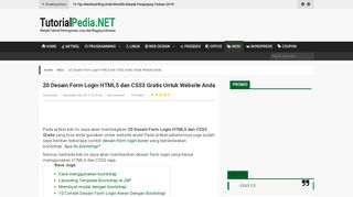 
                            9. 20 Desain Form Login HTML5 dan CSS3 Gratis Untuk Website Anda ...