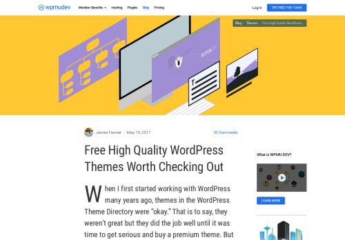 
                            9. 20+ Free High Quality WordPress Themes Worth Checking Out in ...