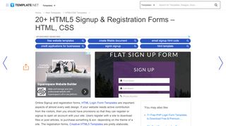 
                            6. 20+ HTML5 Signup & Registration Forms - HTML, CSS | Free ...