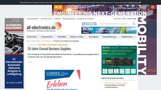 
                            8. 20 Jahre Conrad Business Supplies | All-Electronics.de