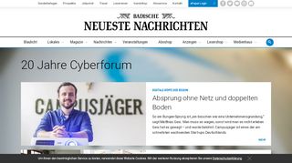 
                            11. 20 Jahre Cyberforum Nachrichten - BNN