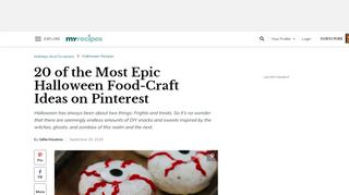 
                            12. 20 of the Most Epic Halloween Food-Craft Ideas on Pinterest