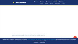 
                            5. 20% SCONTO ANEK Smart - LINEE DELL' ADRIATICO - ANEK LINES