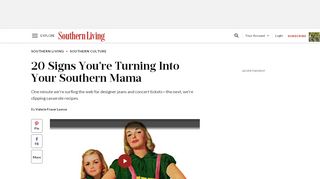 
                            8. 20 Signs You're Turning Into Your Southern Mama - Southern Living