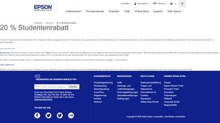 
                            1. 20 % Studentenrabatt - Epson