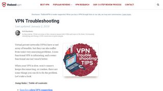 
                            7. 20 Tips for Troubleshooting (& Fixing) Your VPN Connection