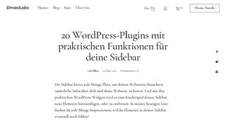 
                            9. 20 WordPress-Plugins mit praktischen Funktionen für deine Sidebar ...