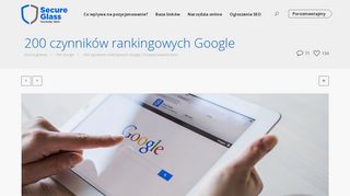 
                            11. 200 czynników rankingowych Google | Pozycjonowanie stron