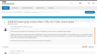 
                            5. 2008 R2 blank gray screen after CTRL+ALT+DEL (hard reset ...