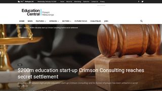 
                            4. $200m education start-up Crimson Consulting reaches secret ...