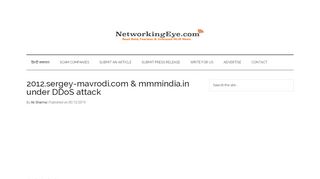 
                            7. 2012.sergey-mavrodi.com & mmmindia.in under DDoS attack - MLM ...