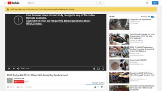 
                            13. 2013 Dodge Dart front Wheel Hub Assembly Replacement - YouTube