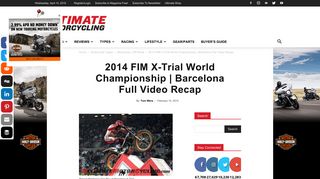 
                            5. 2014 FIM X-Trial World Championship | Barcelona Full Video Recap