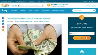 
                            11. 2016 Interval International Membership Fees | Sell My Timeshare Now